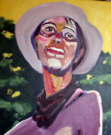 Lu en India - 54x66cm - Óleo Lienzo -2005 -VENDIDO